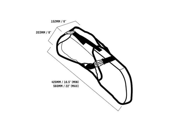 Expedičná taška Blackburn Outpost Seat Bag