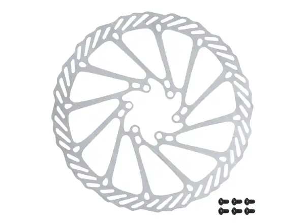Force-7 brzdový kotúč 180 mm strieborný