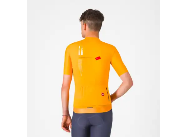 Castelli Espresso R-A/D pánsky dres krátky rukáv Vivid Orange