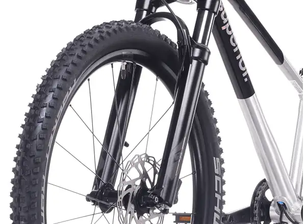 Superior TEAM 24 detský bicykel Gloss Brushed Alu / Rainbow Black