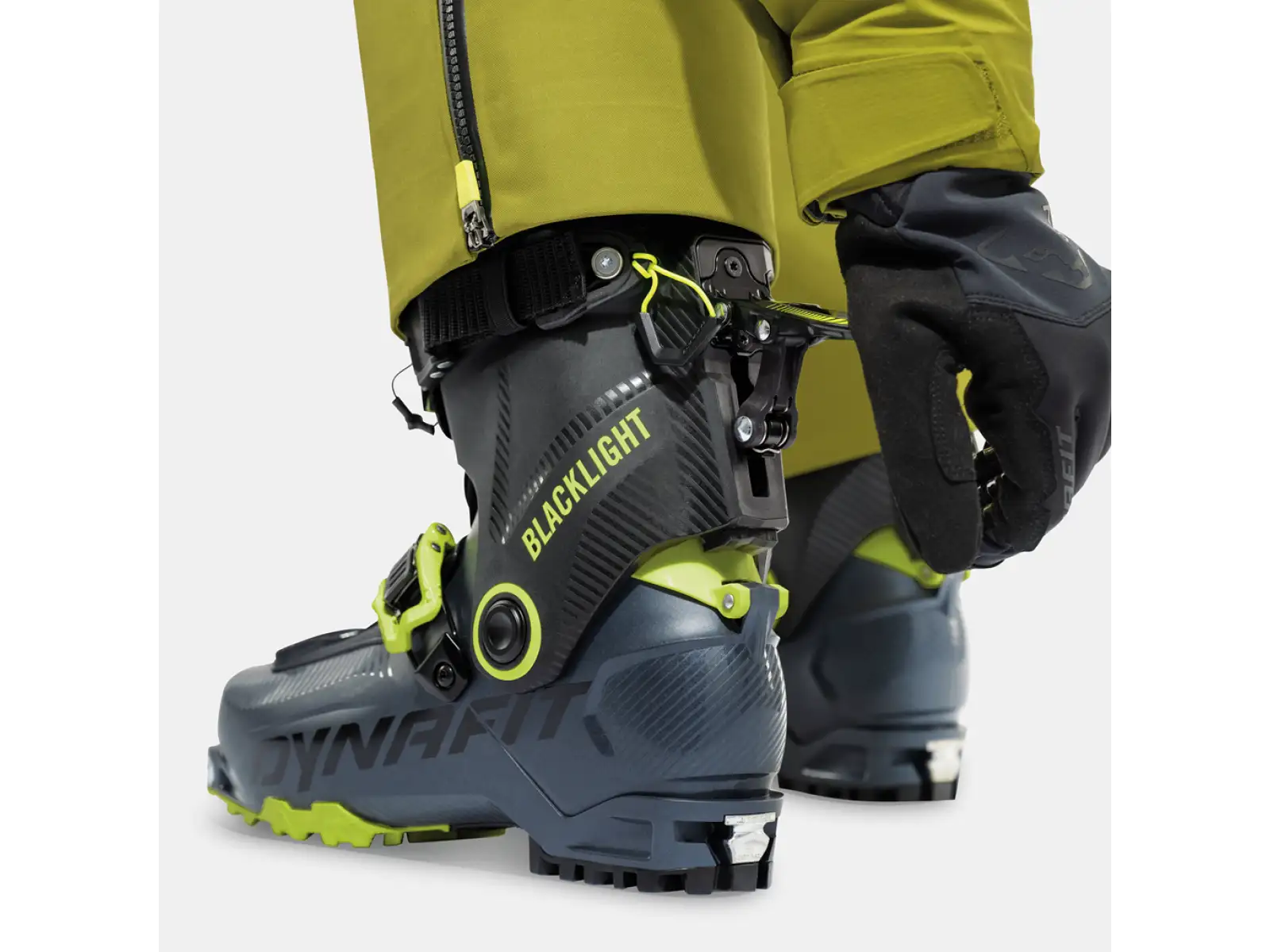 Dynafit Blacklight pánske skialpové topánky Cinder/Fluo Yellow