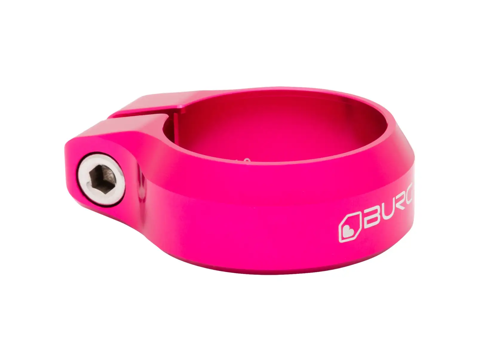 Burgtec sedlová objímka 34,9 mm Toxic Barbie Pink
