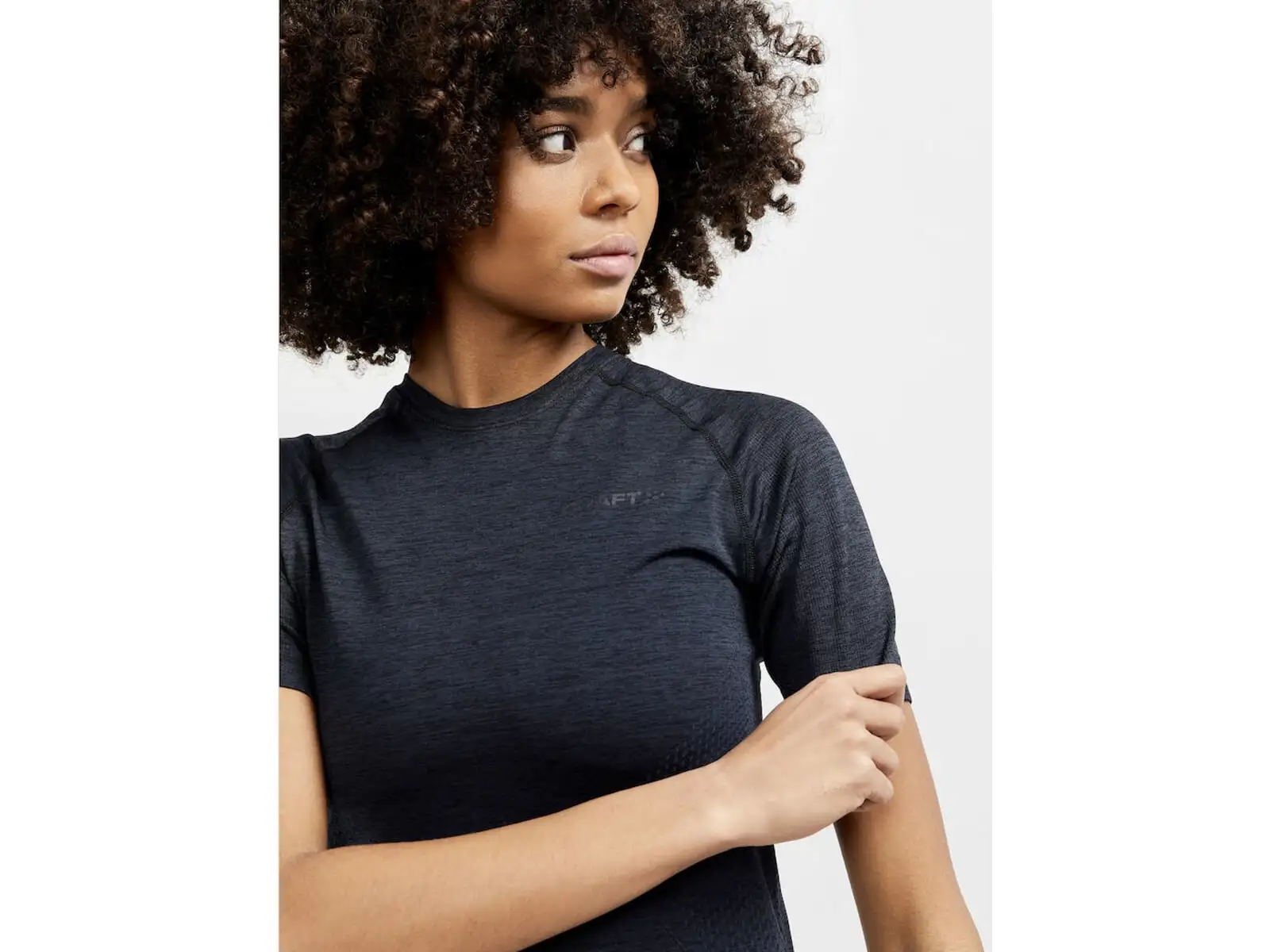 Craft Core Dry Active Comfort dámske tričko krátky rukáv čierna