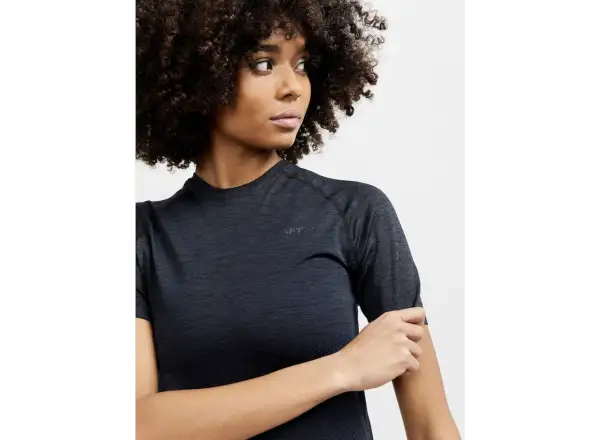 Craft Core Dry Active Comfort dámske tričko krátky rukáv čierna