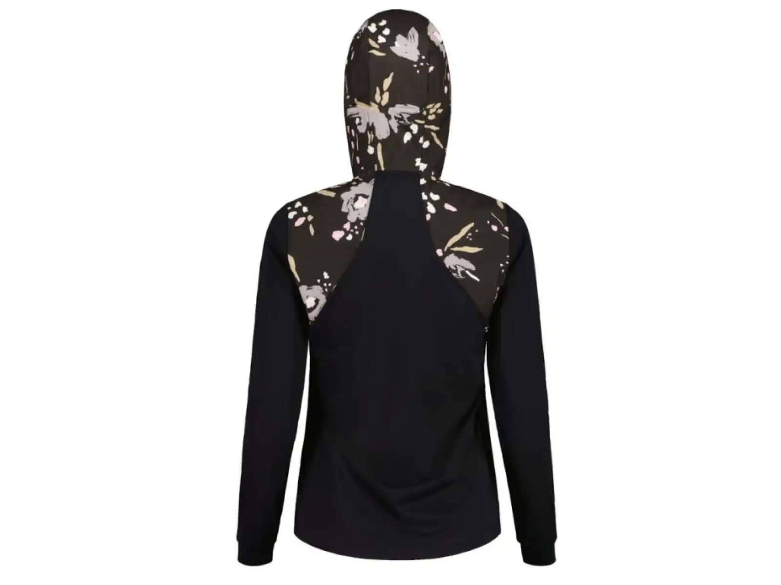 Maloja SennesM. Printed dámska bunda Deep Black Brushflower