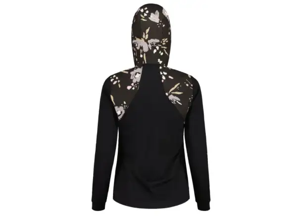 Maloja SennesM. Printed dámska bunda Deep Black Brushflower