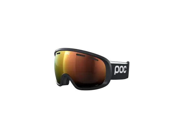POC Fovea lyžiarske okuliare Uranium Black/Partly Sunny Orange