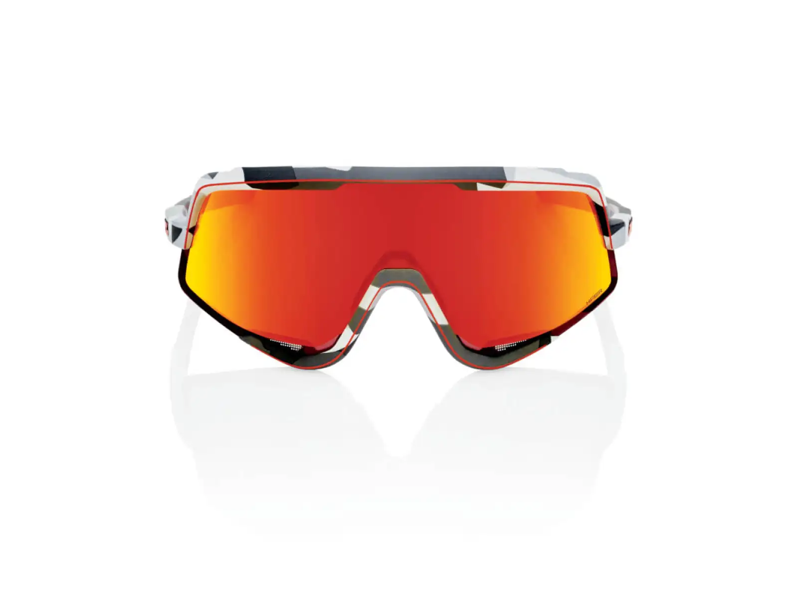 100% Glendale HiPER Red Multilayer okuliare grey camo/red