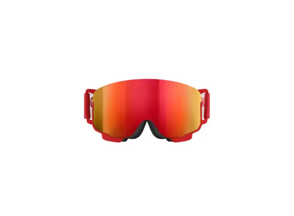 POC Nexal Mid lyžiarske okuliare Prismane Red/Partly Sunny Red