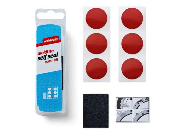 Weldtite Self Seal Red Devils samolepiace záplaty 7 ks