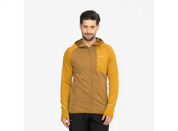 Viking Birger pánska mikina Brown/Yellow
