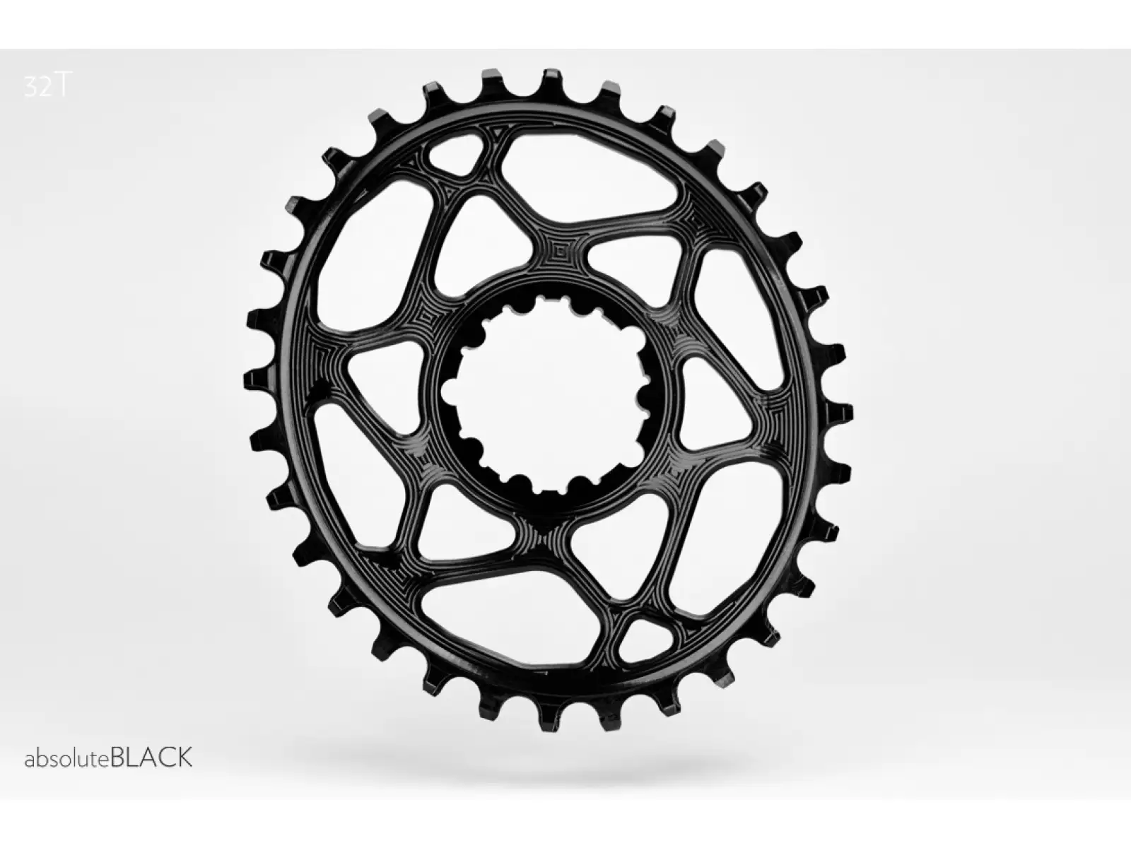 Absolute Black OVAL32 Sram GXP prehadzovačka, offset 6mm 32z. ovál