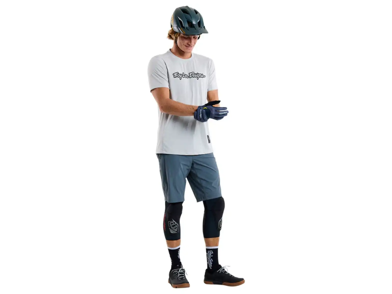 Troy Lee Designs Skyline Ride Tee pánsky dres krátky rukáv Signature Mist