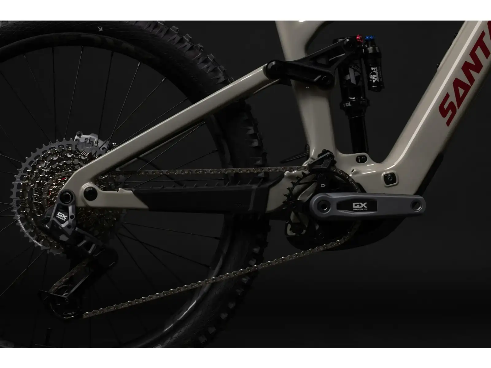 Santa Cruz Vala 1 C MX R-kit CH celoodpružené elektrobicykel Gloss Grey