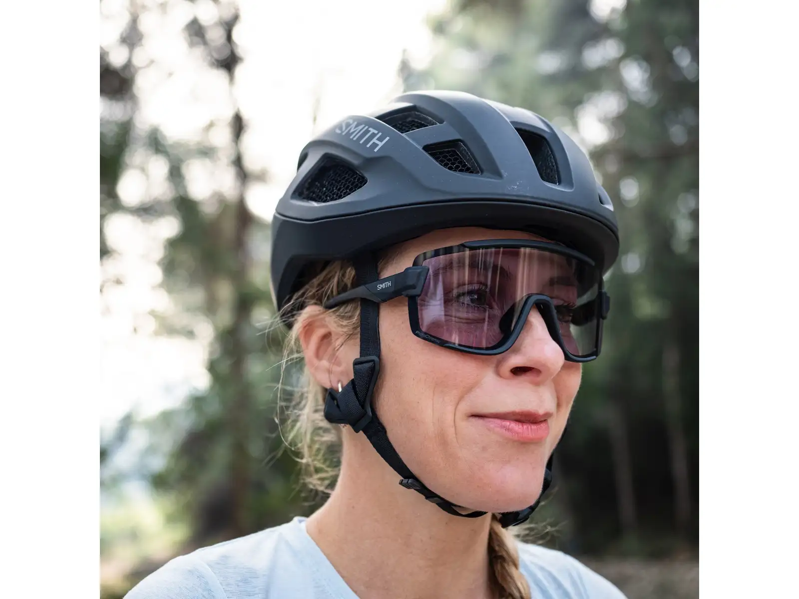 Smith Wildcat cyklistické okuliare Matte Black/ChromaPop Photochromic Clear To Gray