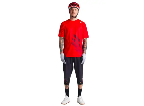 Troy Lee Design Skyline SS SRAM Eagle One pánsky dres krátky rukáv Fiery Red