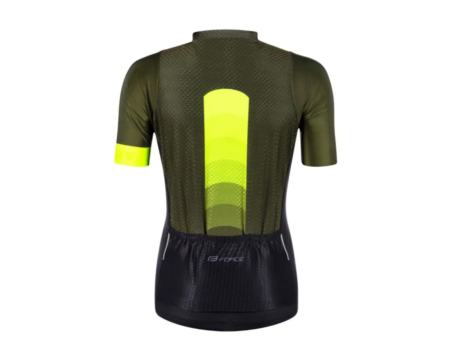Force Ascent Lady dámsky dres krátky rukáv zelená/fluo