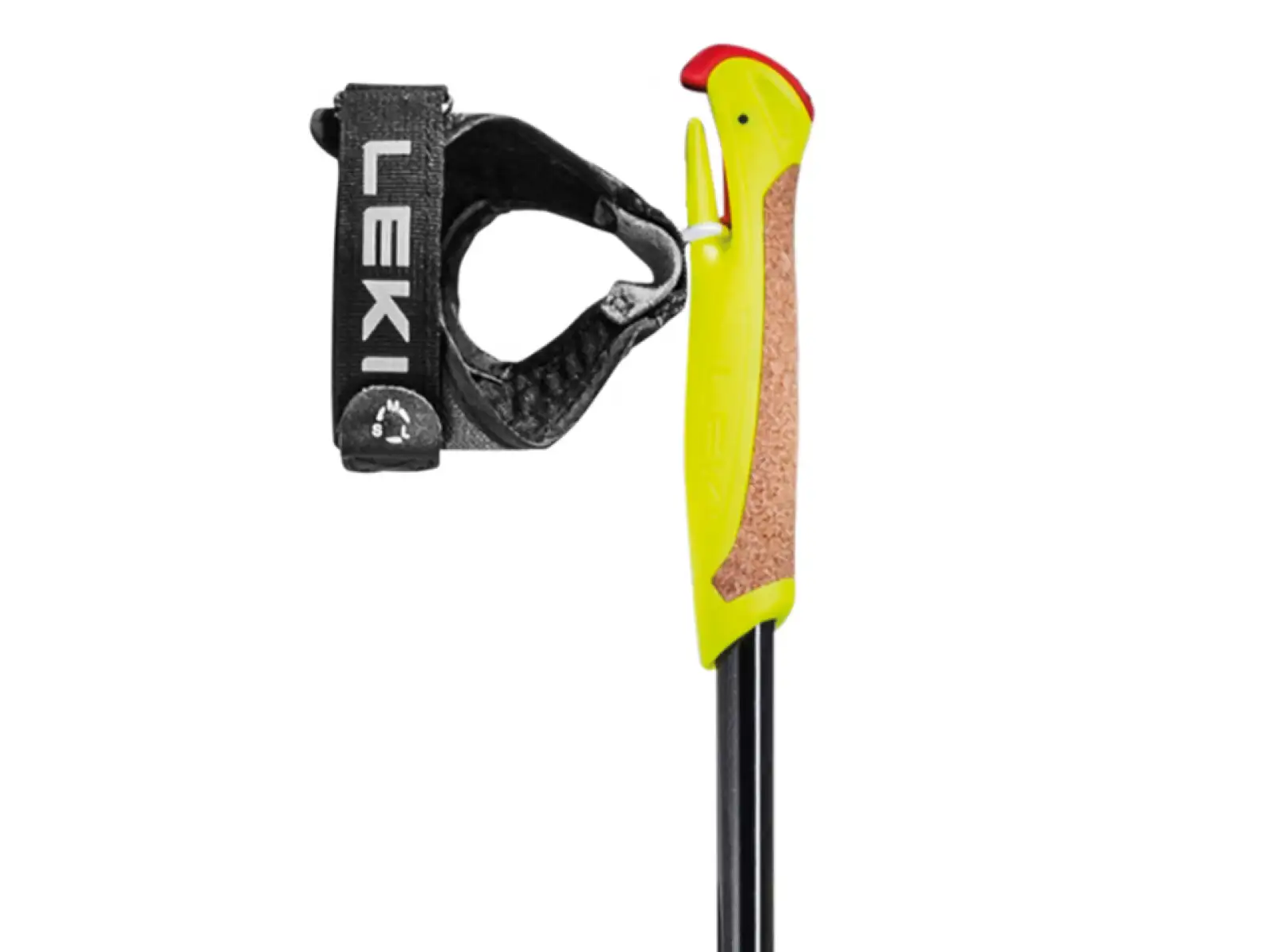 Leki XTA 5.5 Jr. detské bežecké palice Black/White/Neon yellow