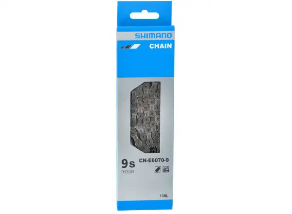Shimano CN-E6070-9 reťaz pre elektrobicykle 9-rýchlostná 138 článkov