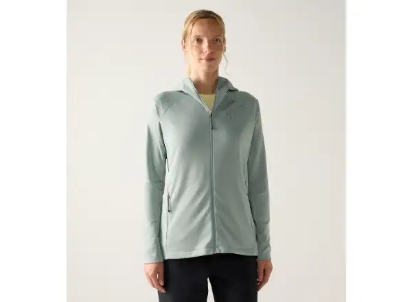 Haglöfs Korp Mid Hood dámska mikina Dew Green