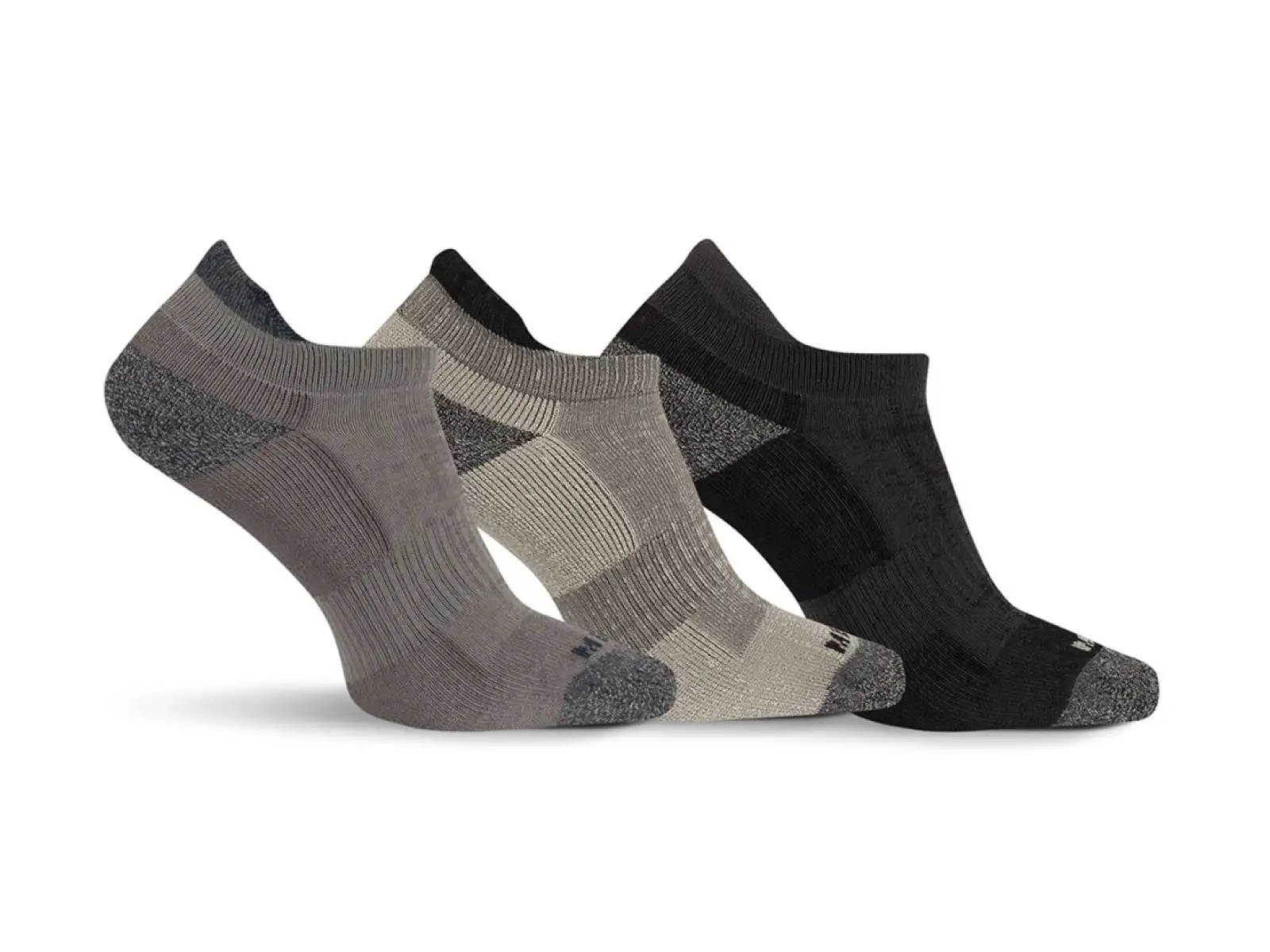 Merrell Charh Wool Everyday nízke ponožky charcoal heather (3 páry)