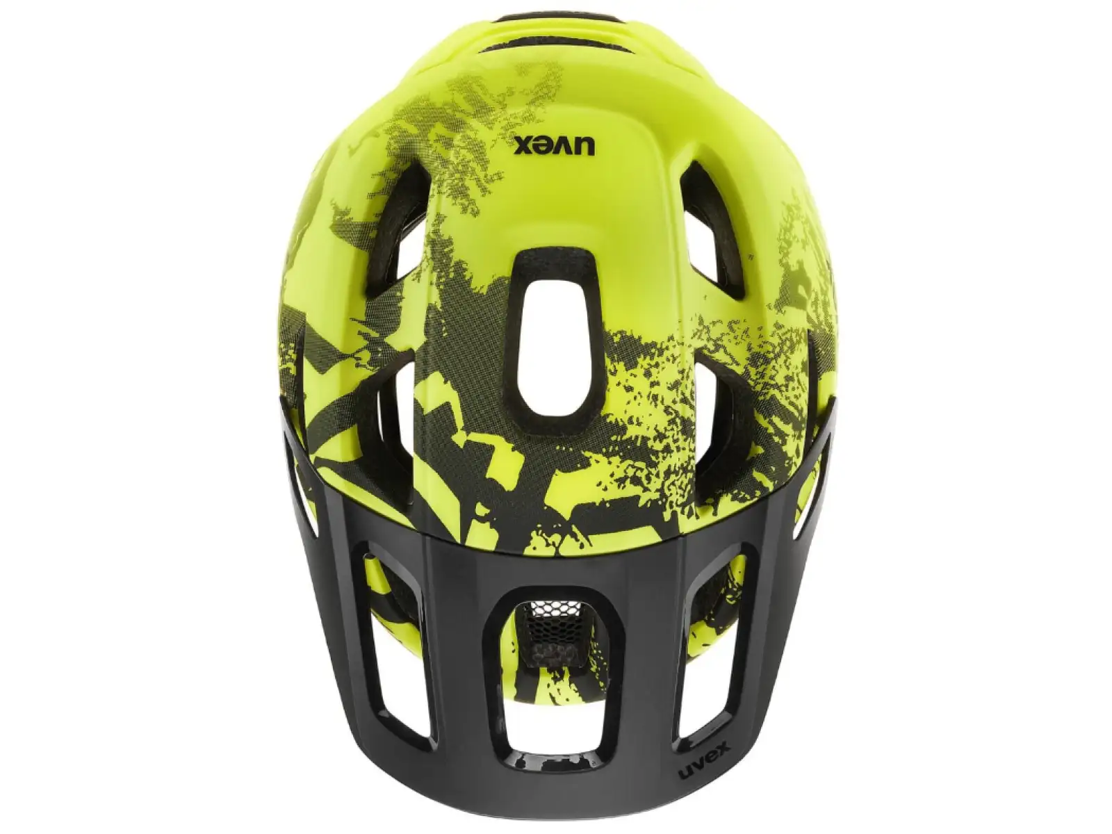 Uvex React Jr. MIPS MTB detská prilba Lime/Black Matt