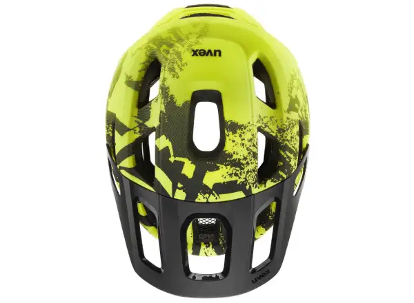 Uvex React Jr. MIPS MTB detská prilba Lime/Black Matt
