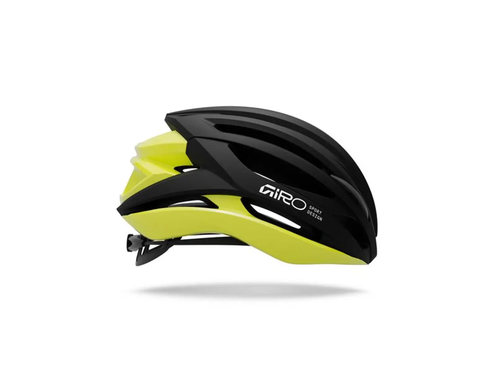 Giro Syntax MIPS cestná prilba Mat Black/Gloss Hi Viz Yellow
