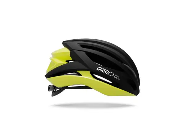 Giro Syntax MIPS cestná prilba Mat Black/Gloss Hi Viz Yellow