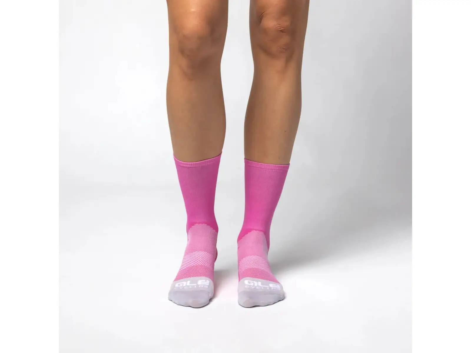 Alé Color Block T-Care Plus dámske ponožky Fucsia