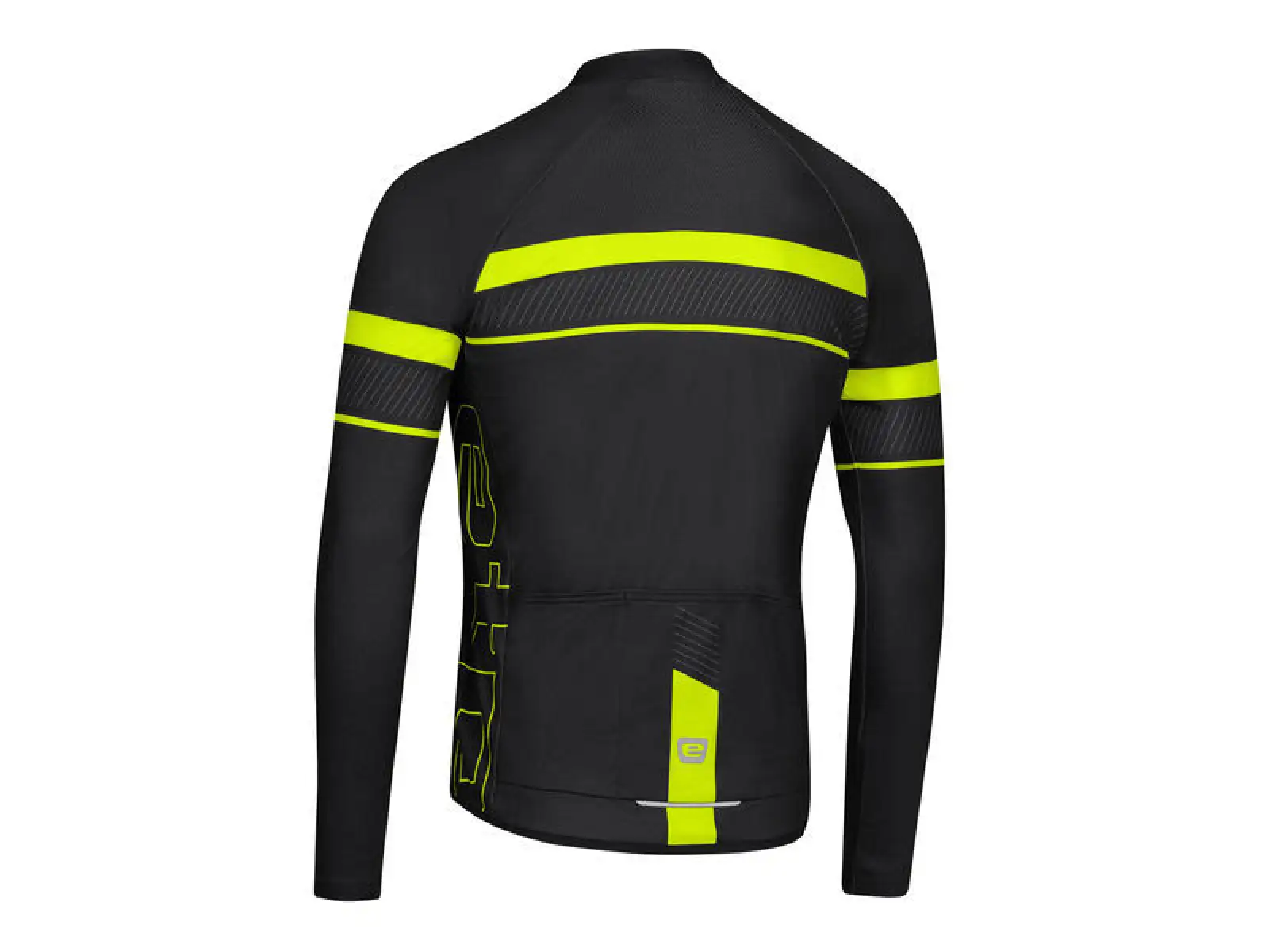 Etape Comfort 2.0 pánsky dres dlhý rukáv čierna/žltá fluo