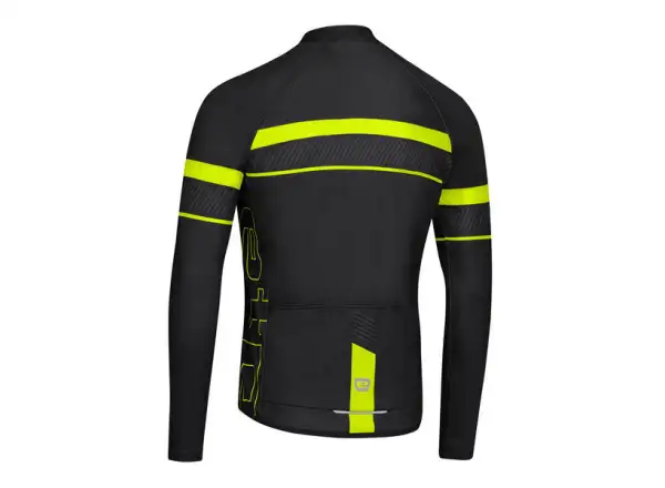 Etape Comfort 2.0 pánsky dres dlhý rukáv čierna/žltá fluo
