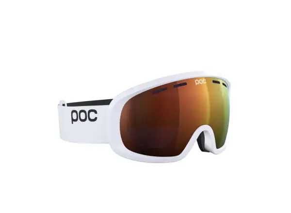 POC Fovea Mid lyžiarske okuliare Hydrogen White/Partly Sunny Orange