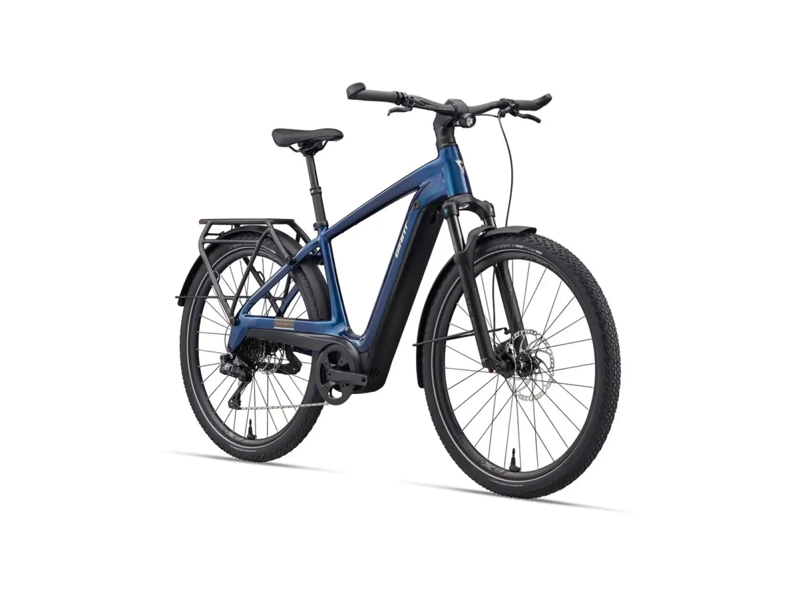 Giant Explore E+ 1 DD trekingový elektrobicykel Metallic Navy
