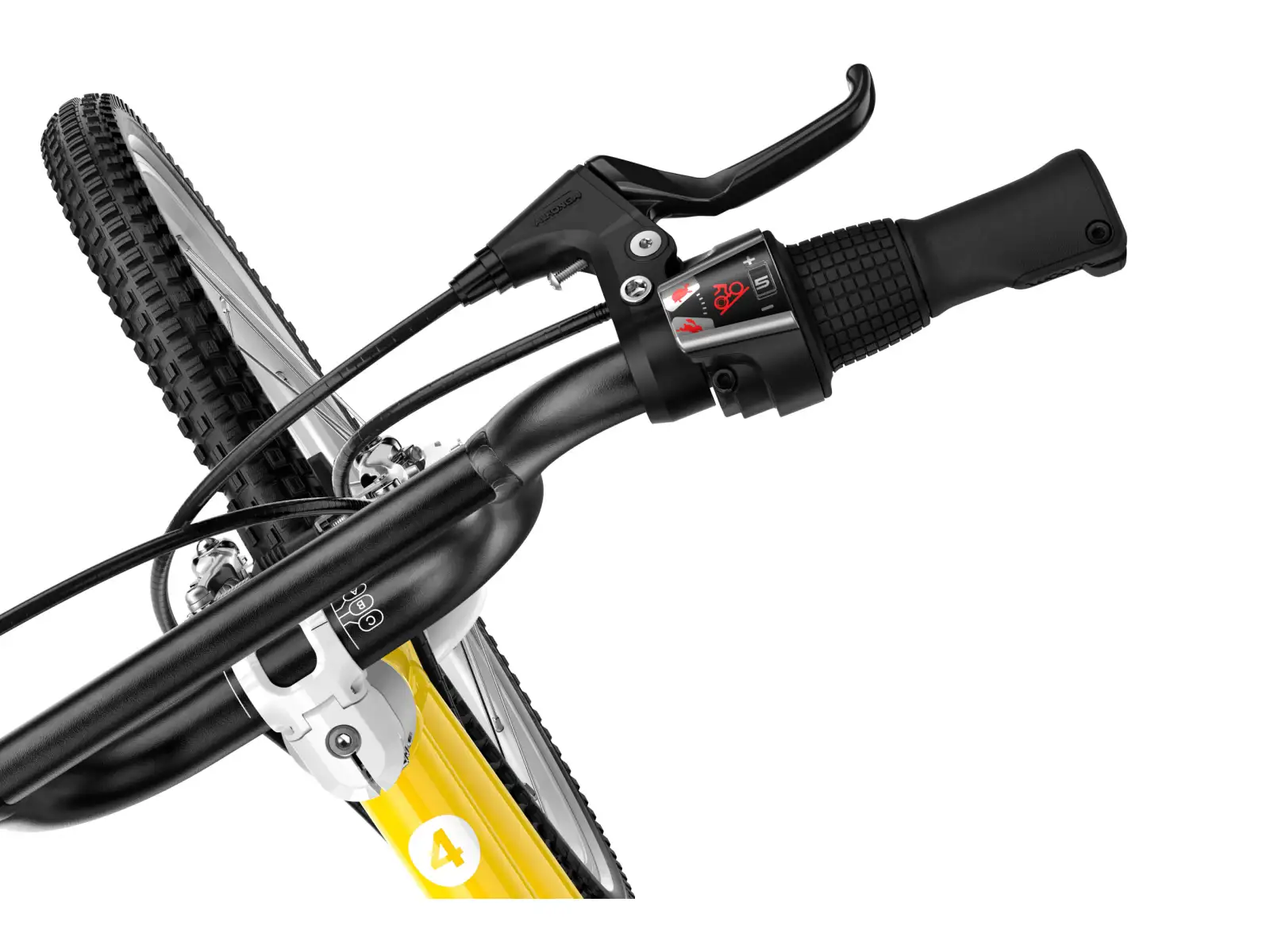 Woom GO 4 detský bicykel 20" Vibrant Yellow