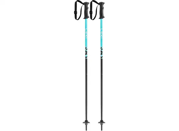 Leki Rider detské zjazdové palice darkblue-light turquoise-white