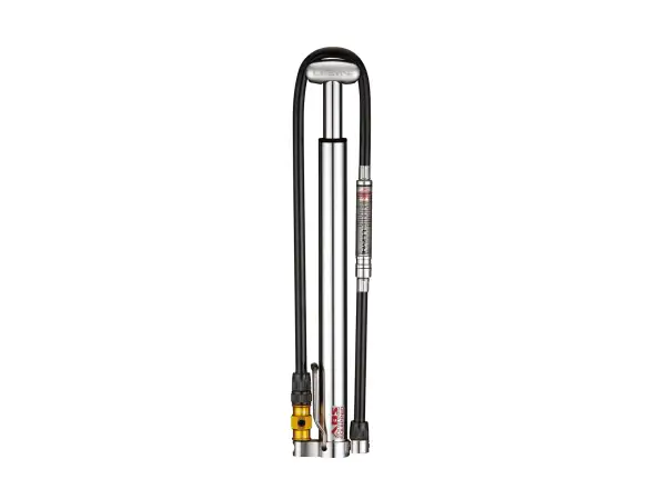 Lezyne Micro Floor Drive HPG pumpa strieborná