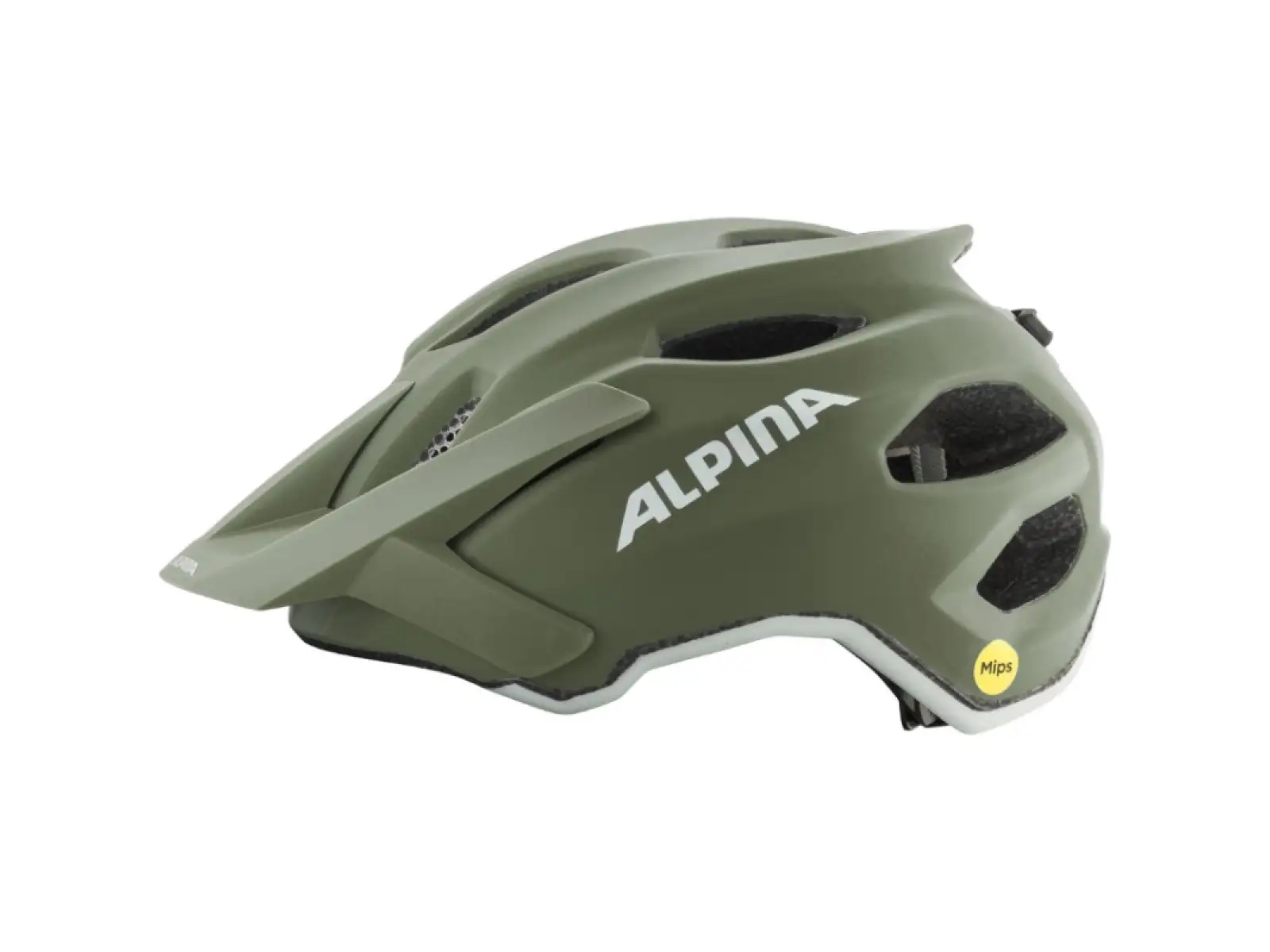 Alpina Apax JR. MIPS Cyklistická prilba Olive Matt