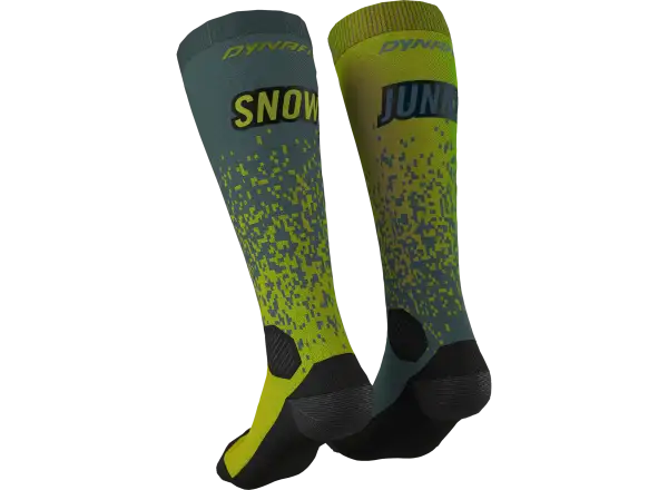 Dynafit Fee Touring Graphic lyžiarske ponožky Golden Lime/Gradient