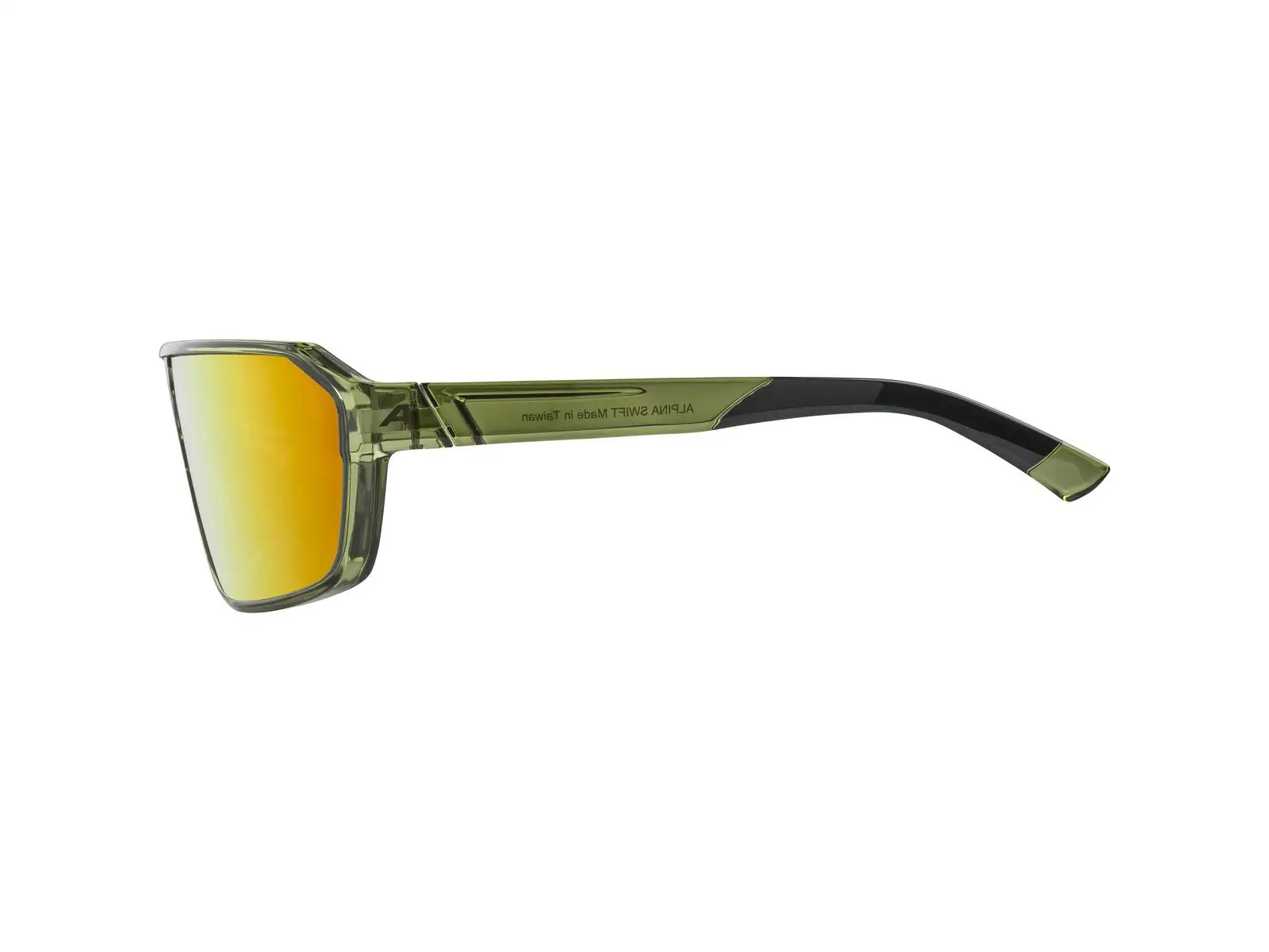 Alpina Swift okuliare Green Transparent Gloss