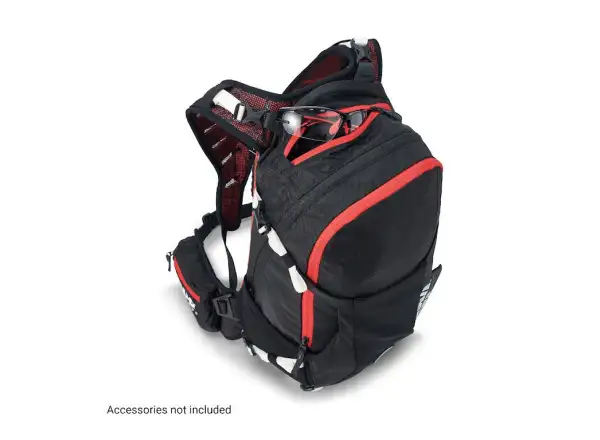 USWE Flow 16 batoh s chráničom chrbtice Black/Red 16 l