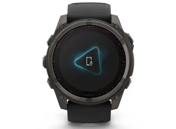 Garmin fenix 8 - 51 mm Solar Sapphire inteligentné hodinky Carbon DLC Titanium Black/Pebble Gray