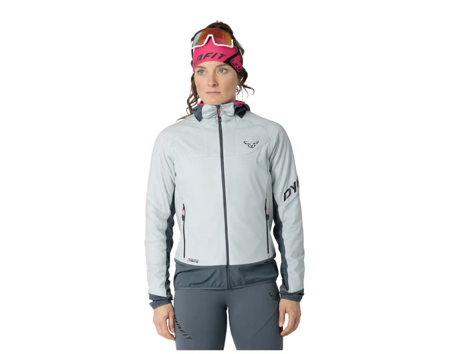 Dynafit Mezzalama Polartec Alpha dámska bunda Cloud Blue