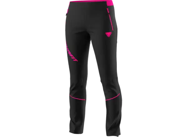 Dynafit Speed Dynastretch Dámske nohavice Black Out/Pink Glo
