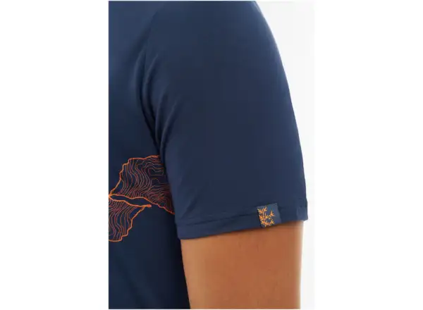 Viking Lenta Bamboo pánske tričko krátky rukáv Blue
