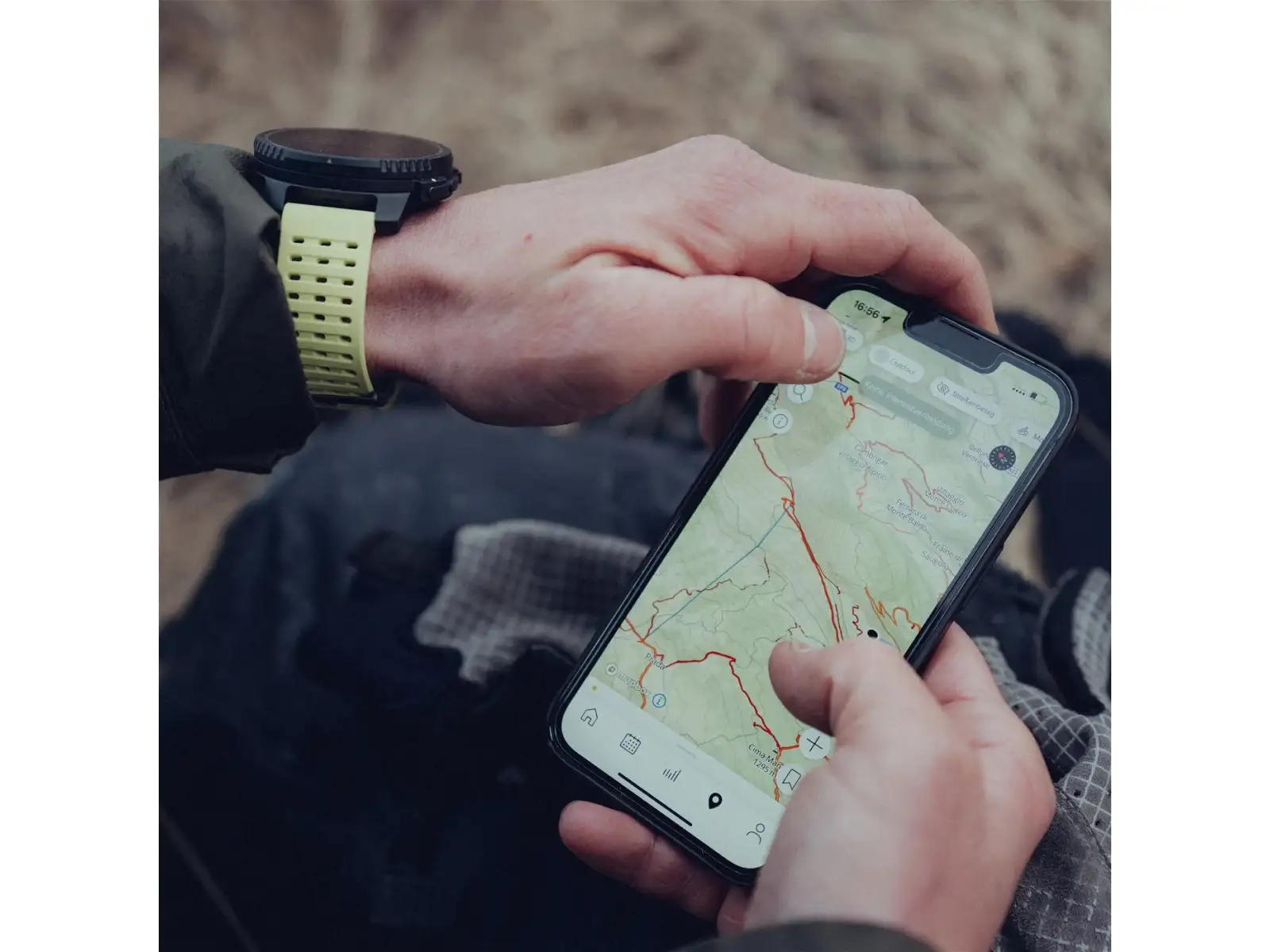 Suunto Vertical smart hodinky Black Lime