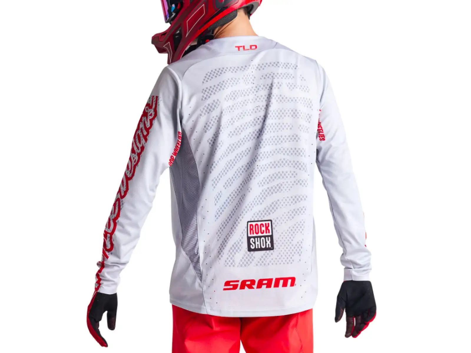 Troy Lee Designs Sprint Sram Shifted Jersey pánsky dres dlhý rukáv Cement