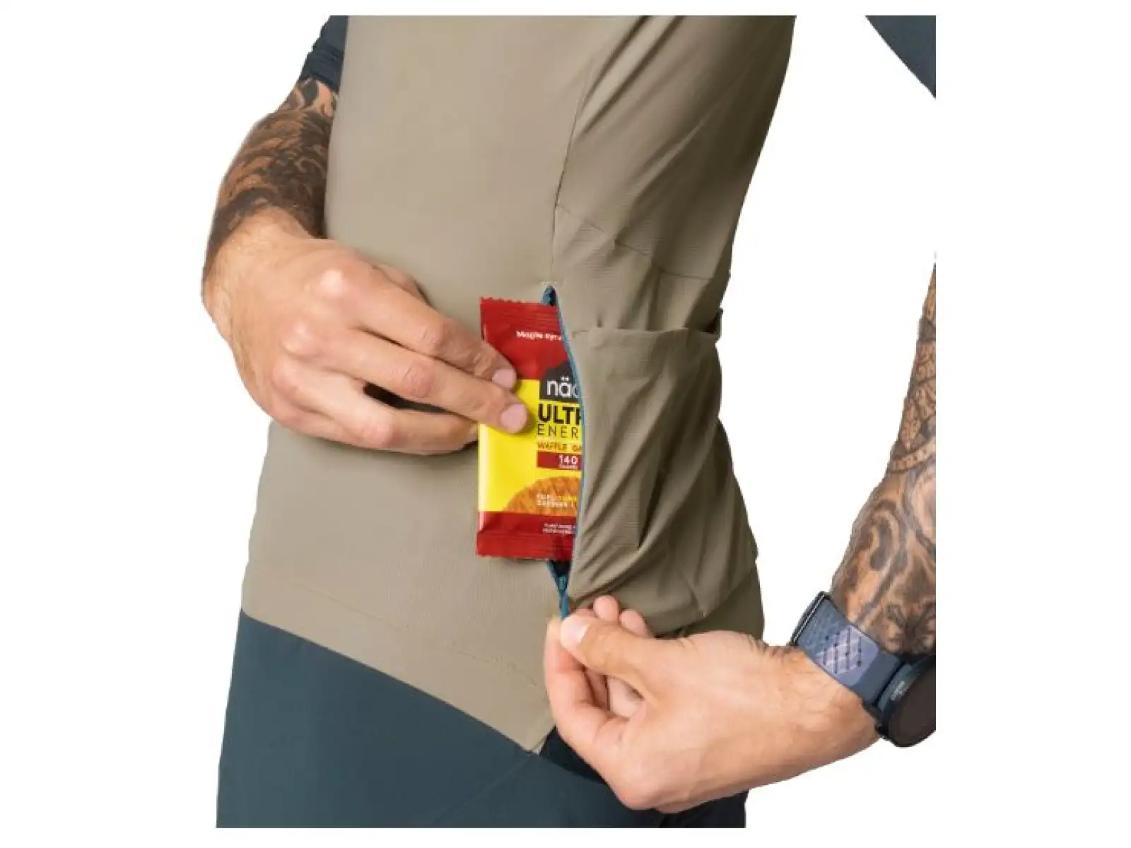 Dynafit Ride Light pánsky dres krátky rukáv Rock Khaki