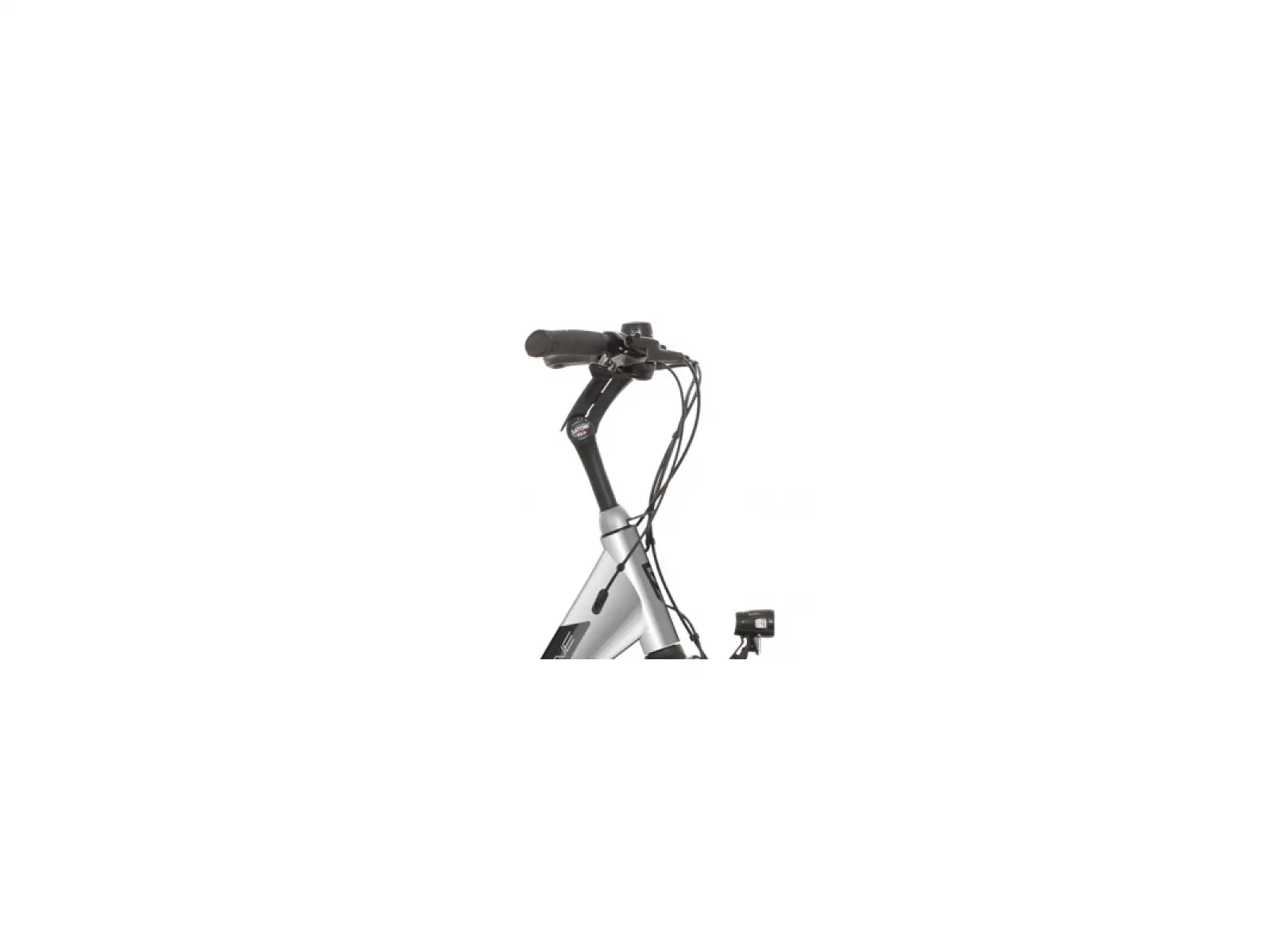 Rock Machine Cityride e400 B mestský elektrobicykel Gloss Metallic Silver