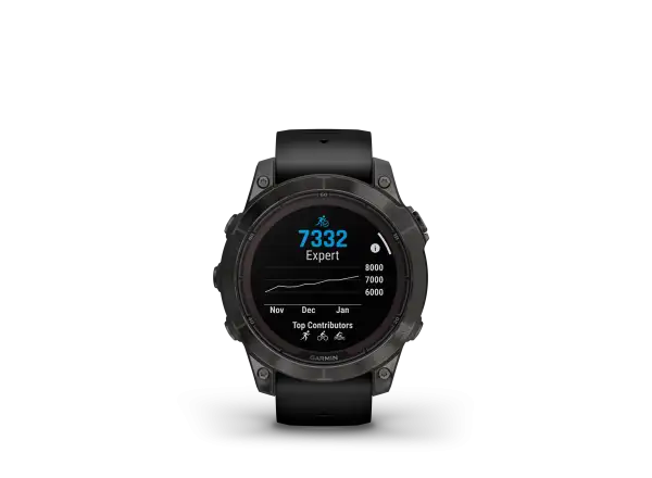 Garmin fenix 7 Pro Sapphire Solar Edition inteligentné hodinky Carbon Grey DLC Titanium/Black